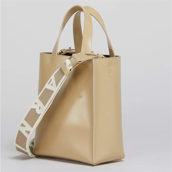 Marni Museo Mini Bag, Winter Wheat